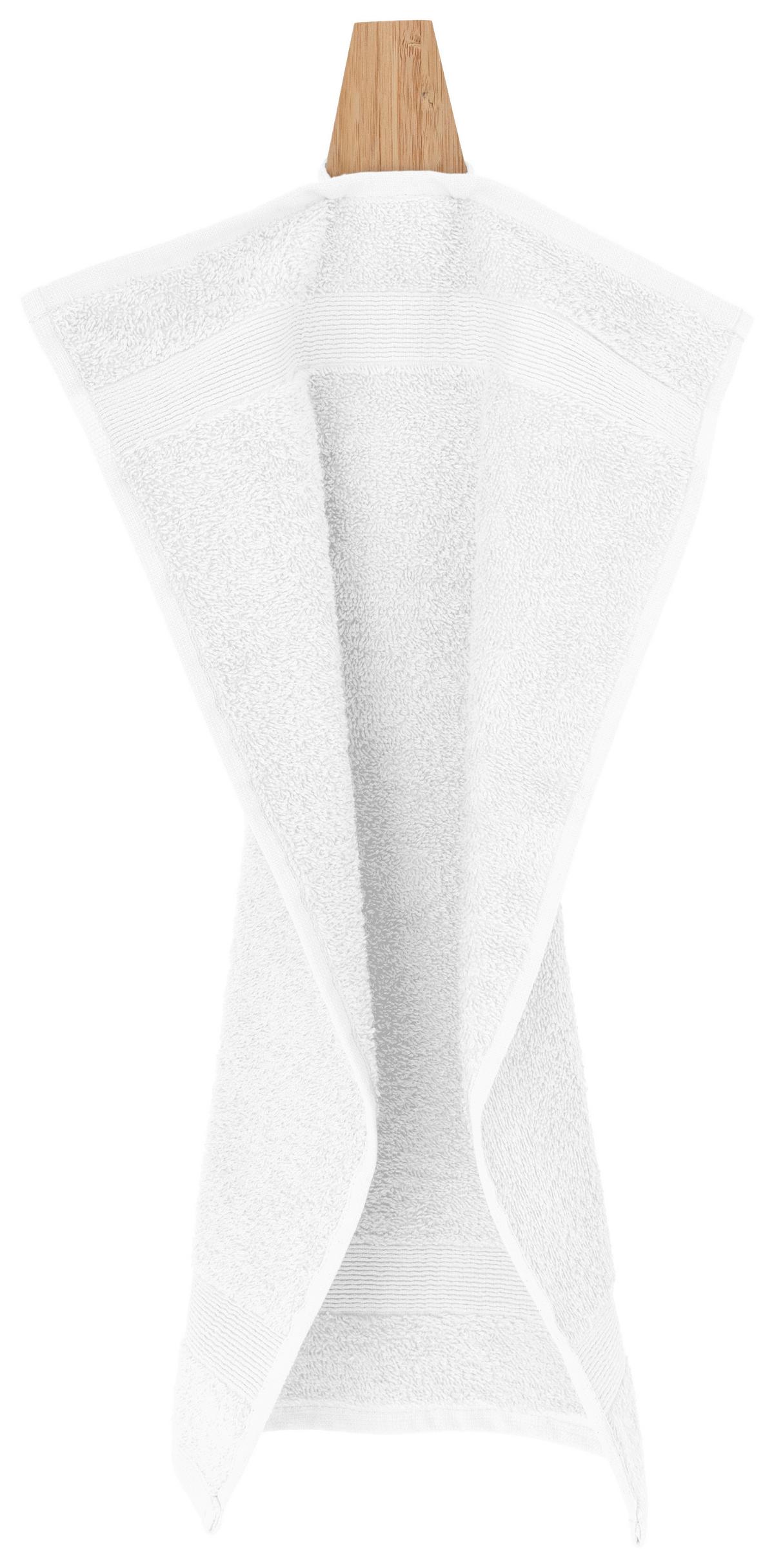 Badetuch Silke Weiß ca. 100x150cm - Weiß, Textil (100/150cm)