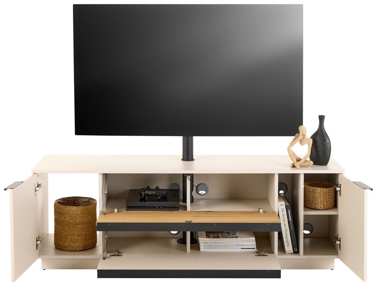 Tv Komoda Neo - kašmir/boje hrasta, Trend, drvni materijal/metal (160/53/40cm) - Modern Living