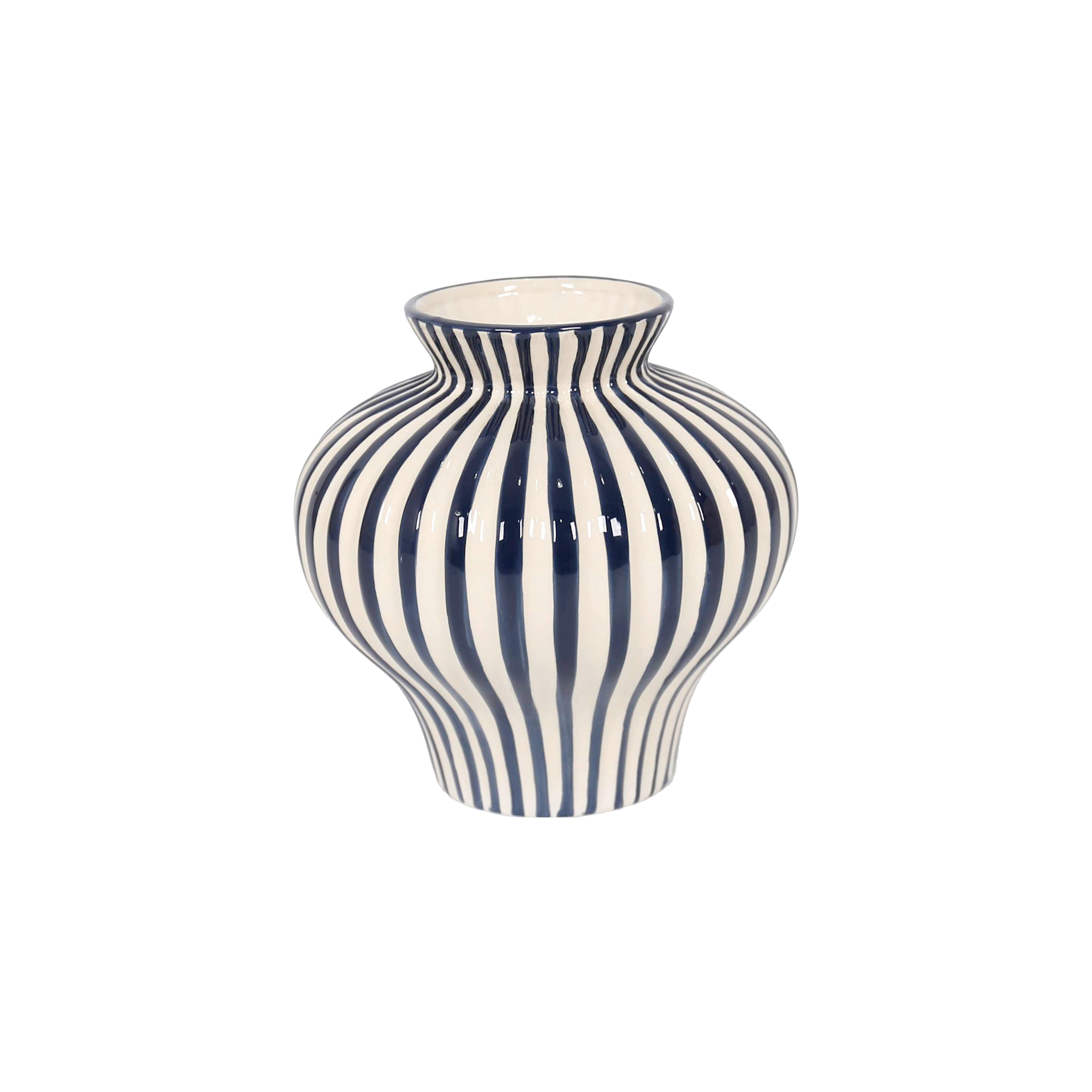 WAZON 23BPT1-3028 - ciemnoniebieski/biały, Lifestyle, ceramika (21/21cm) - Ambia Home