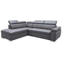 Sedežna Garnitura Casti Ii New Ca. 275/208 Cm - barve kroma/temno modra, Moderno, umetna masa/tekstil (270/205cm) - Mömax