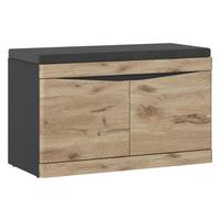 Bancă pentru hol SPRING - Modern, material pe bază de lemn (86/49/39,9cm) - Modern Living