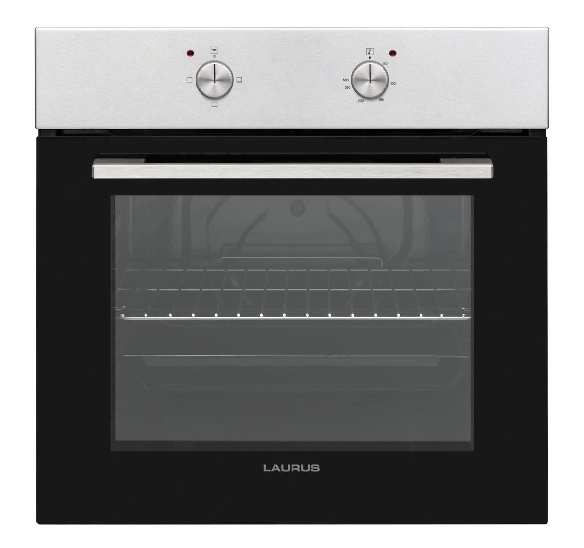 Küchenblock inkl. 4 E-Geräte PN80 in Grau - Schwarz/Grau, Holzwerkstoff (280cm) - Pino