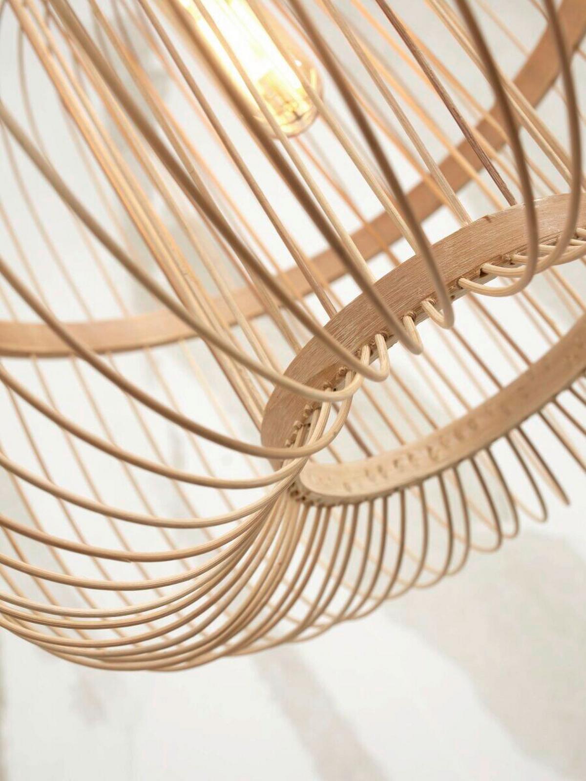 Viseča Svetilka Hokkaido, Naravna Barva - naravne barve, Trend (38/25cm) - Good & Mojo