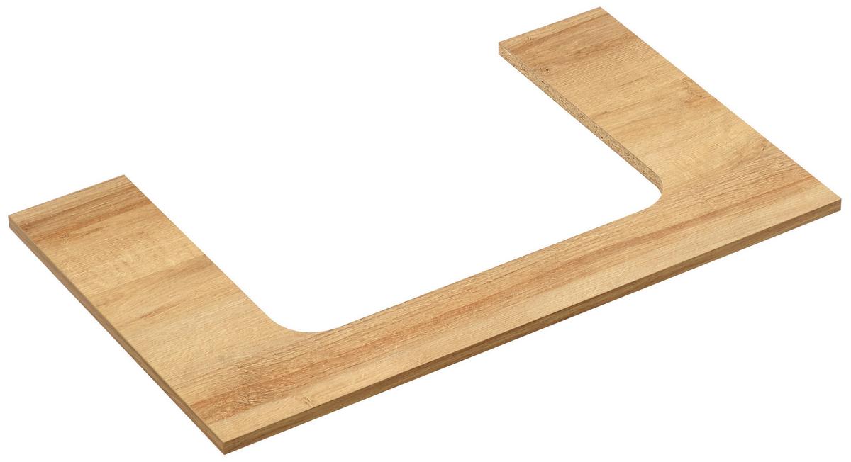 BLAT POD UMYWALKĘ PORTLAND 937 - kolor dębowy, Lifestyle, materiał drewnopochodny (73/1,6/45cm) - Xora