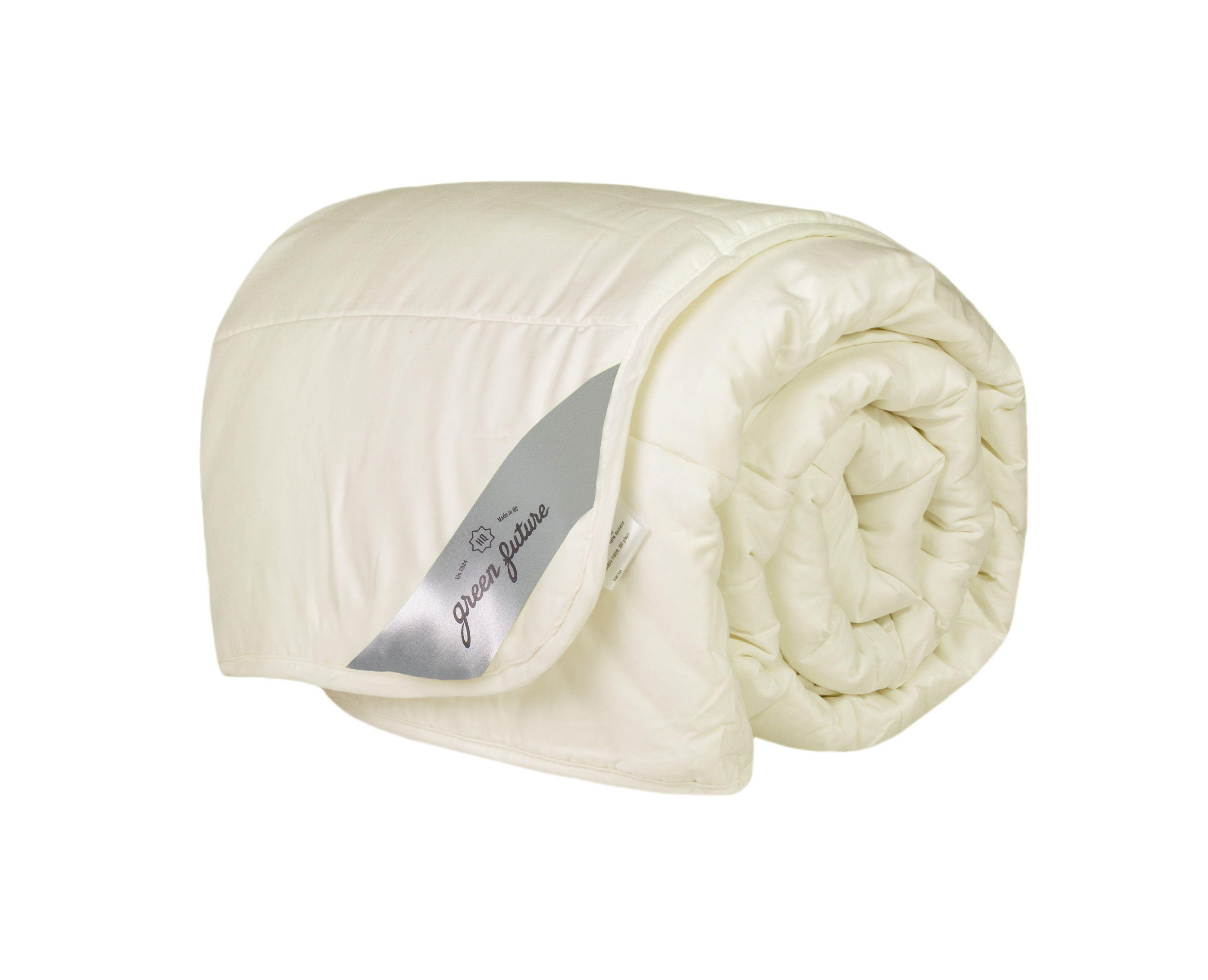 Pilotă Green Future Bambus cca. 200/220 cm - alb, Basics, textil (200/220cm)