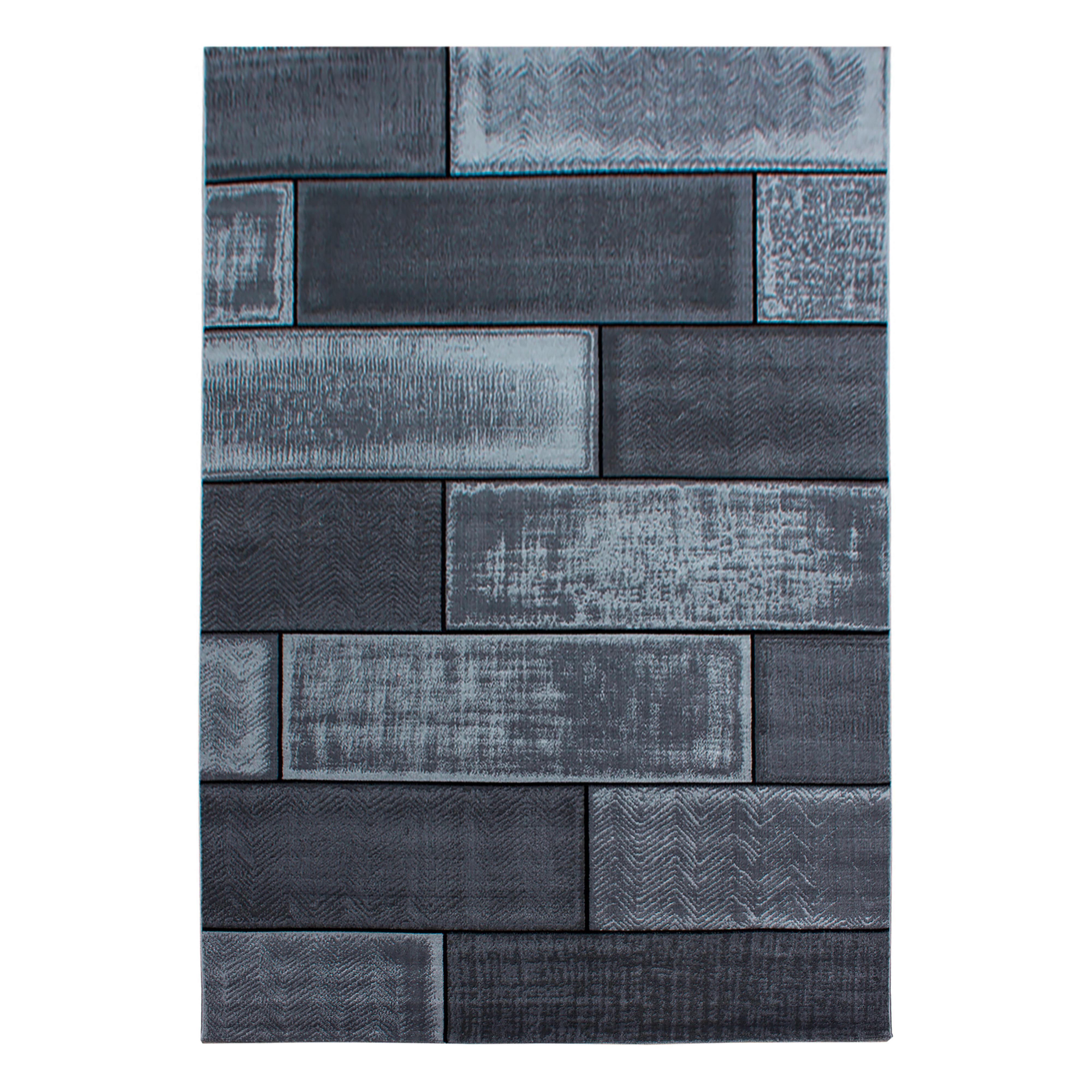 Webteppich Plus Schwarz ca. 140x200cm - Schwarz, Basics, Textil (140/200cm) - Novel