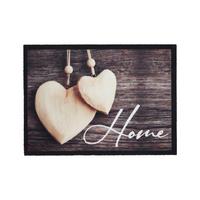 Predpražnik Home Love Wood - bež/rjava, Basics, umetna masa (50/70cm) - Modern Living