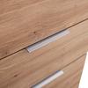 SÄNGBORD CUATRO - silver/ek Artisan, Klassisk, trämaterial/plast (46/79/42cm) - Modern Living