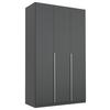 DULAP USI ROTATIVE ALABAMA - gri, Modern, material pe bază de lemn (136/229/54cm) - Modern Living