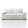 3-SITZER-SOFA LIAM - Wit/Zwart, Modern, Hout/Kunststof (210/84/90cm) - Bessagi Home