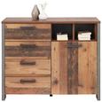Komoda Baghira - temno siva/črna, Moderno, kovina/umetna masa (106,7/86,3/41,6cm) - Premium Living Komoda Baghira - temno siva/črna, Moderno, kovina/umetna masa (106,7/86,3/41,6cm) - Premium Living