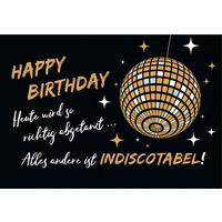 Glückwunschkarte Edelschwarz Multicolor - Basics, Papier (18/13cm)