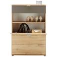 Kommode in Eichefarben - Eichefarben/Anthrazit, MODERN, Holzwerkstoff/Kunststoff (72,0/108,5/37cm) - Mömax modern living Kommode in Eichefarben - Eichefarben/Anthrazit, MODERN, Holzwerkstoff/Kunststoff (72,0/108,5/37cm) - Mömax modern living