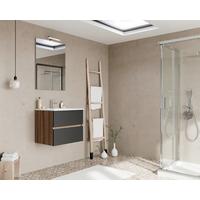 Element Ispod Umivaonika Easy - boje oraha/crna, Moderno, drvni materijal (60/51/46cm)