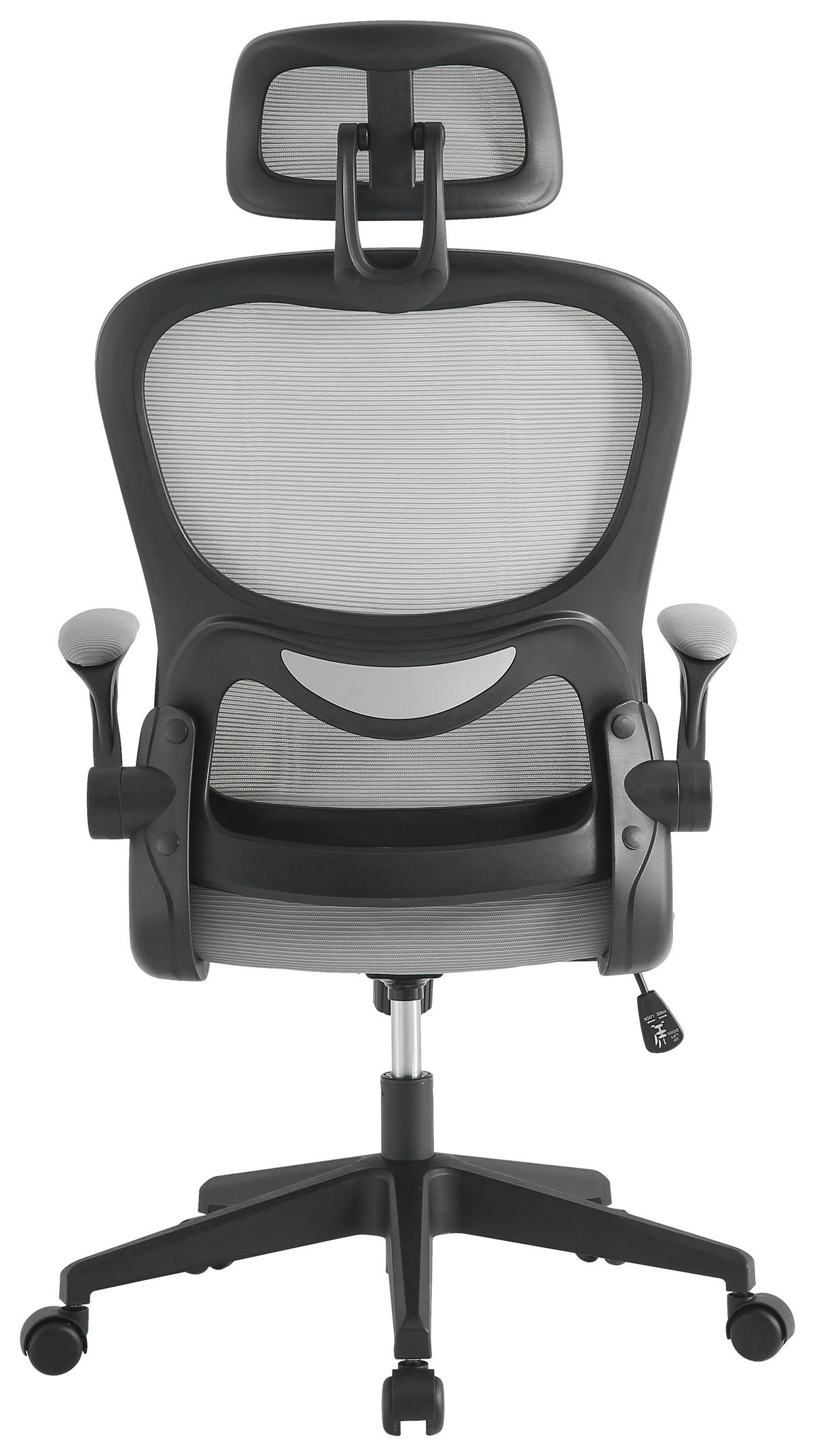 Uredska Stolica Galaxy - siva/crna, Moderno, drvo/metal (63/117-127/69cm) - Modern Living