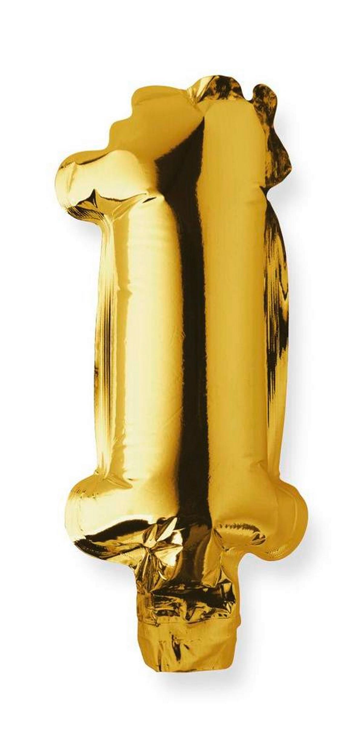 BALON NUMBERS - kolor srebrny/kolor złoty, tworzywo sztuczne (9/15cm) - Modern Living