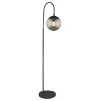 LAMPA ŁUKOWA 15830S1 BLAMA - czarny, Design, metal/szkło (39/25/150cm) - Globo