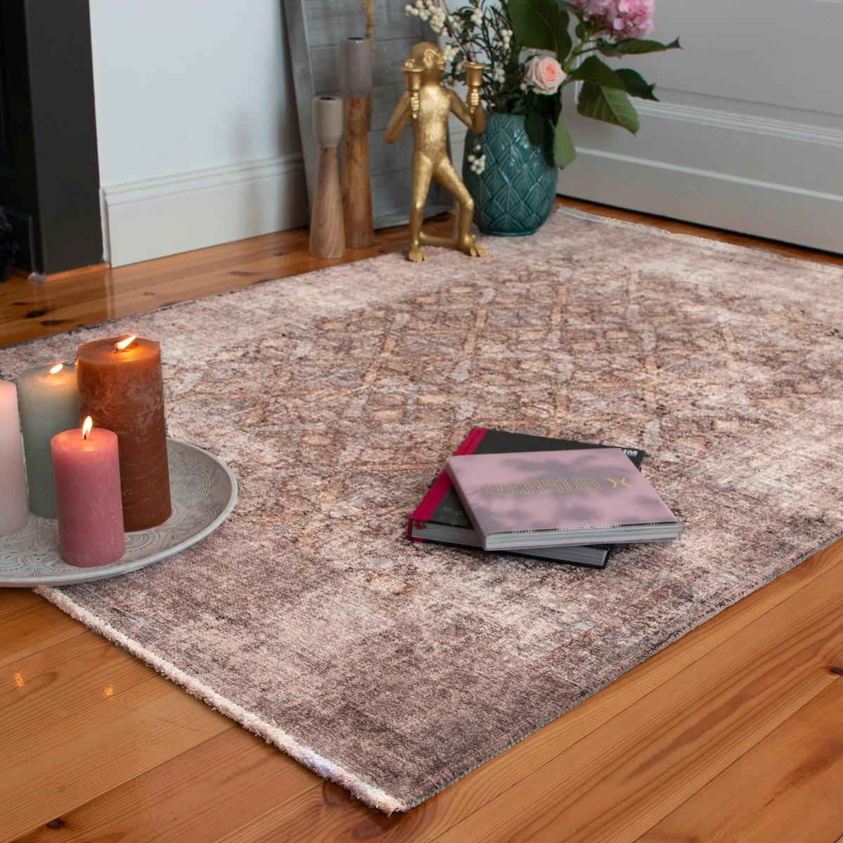 Vintage-teppich My Maurea 780 - Goldfarben, Basics, Textil (155/230cm)