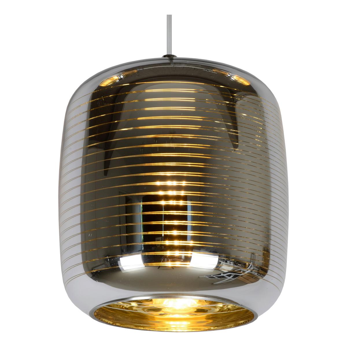 LAMPA WISZĄCA 70483/01/11 ERYN - kolor chromowy, Design, szkło (20/20/157cm) - Lucide