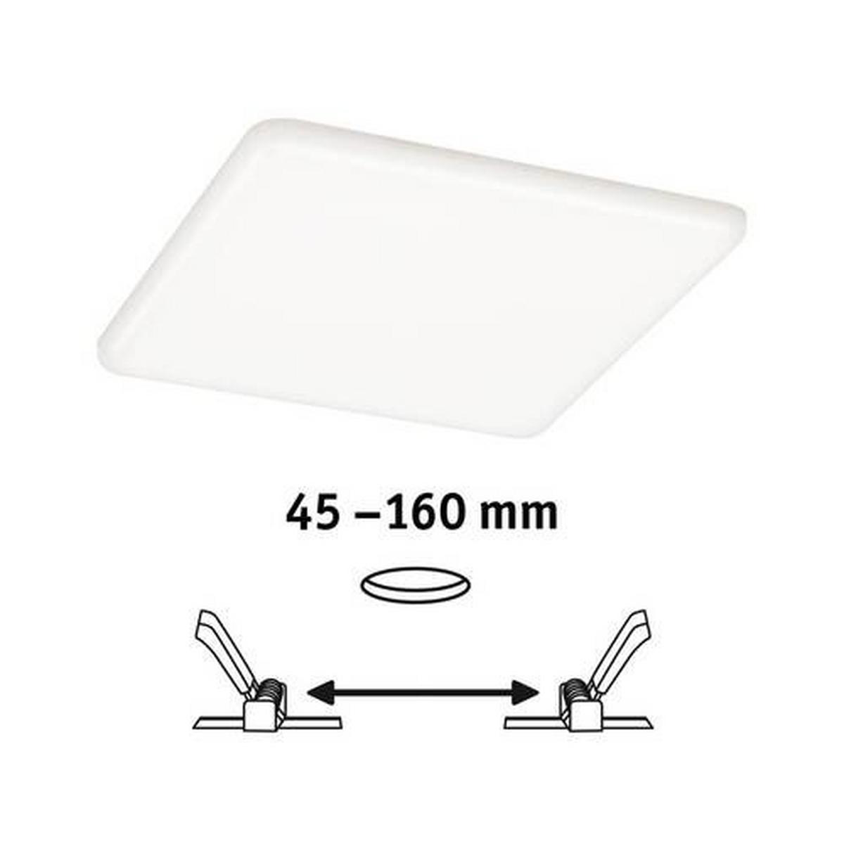 LED-Paneel Veluna VariFit in Weiß max. 17,5 Watt - Basics, Kunststoff (18,5/18,5/1cm) - Paulmann