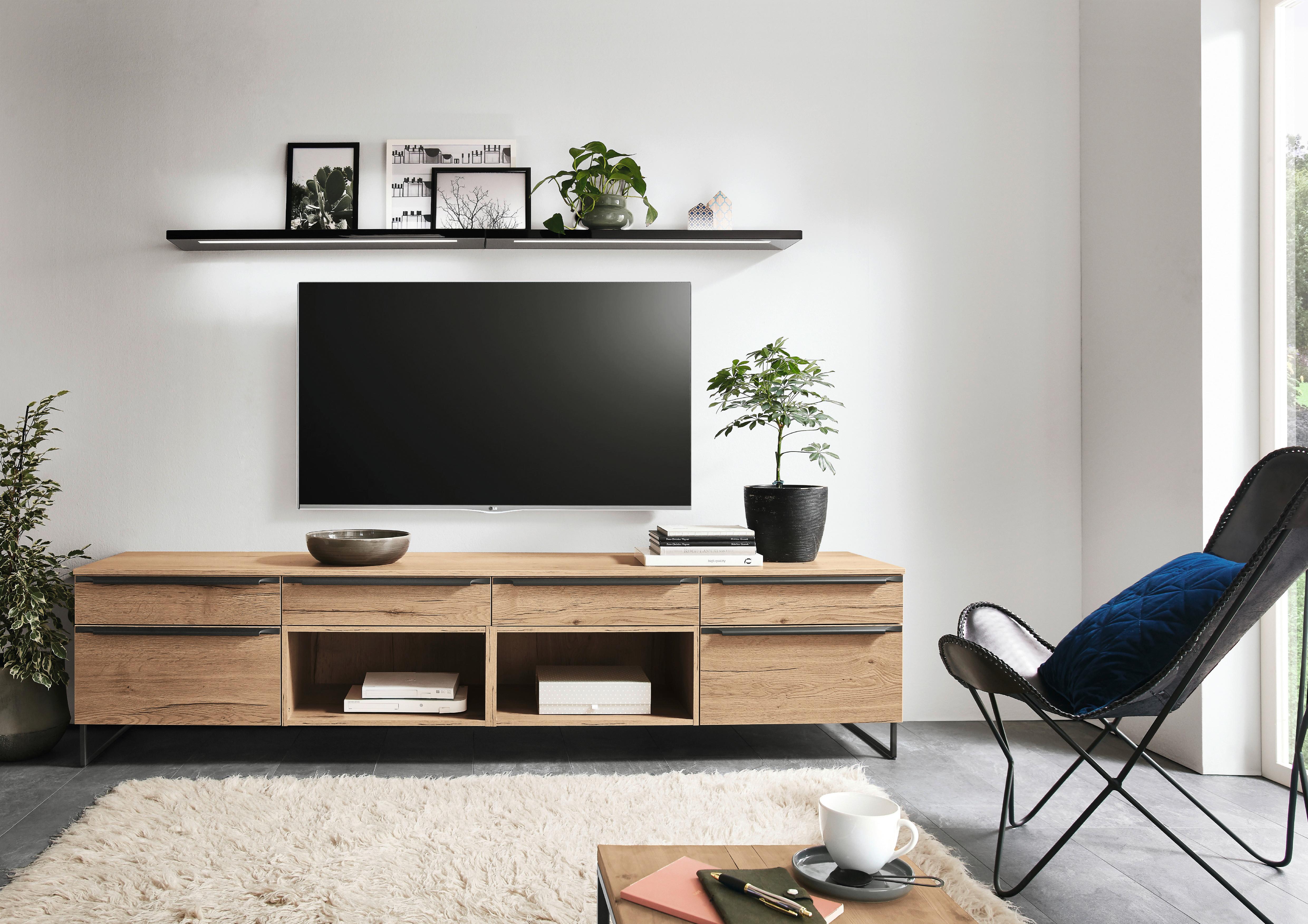 Tervezhető Konyha Structura Fekete/tölgy Színben - fekete/tölgyfa, Modern, faalapú anyag - Nobilia