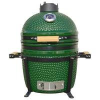 Kerámia Grill Kamado Miniplus - piros/zöld, fém/kerámia (39/86cm)