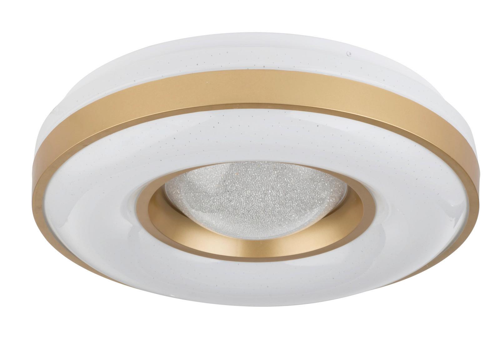 Led Mennyezeti Lámpa Colla - opál/aranyszínű, műanyag/fém (41/10cm)