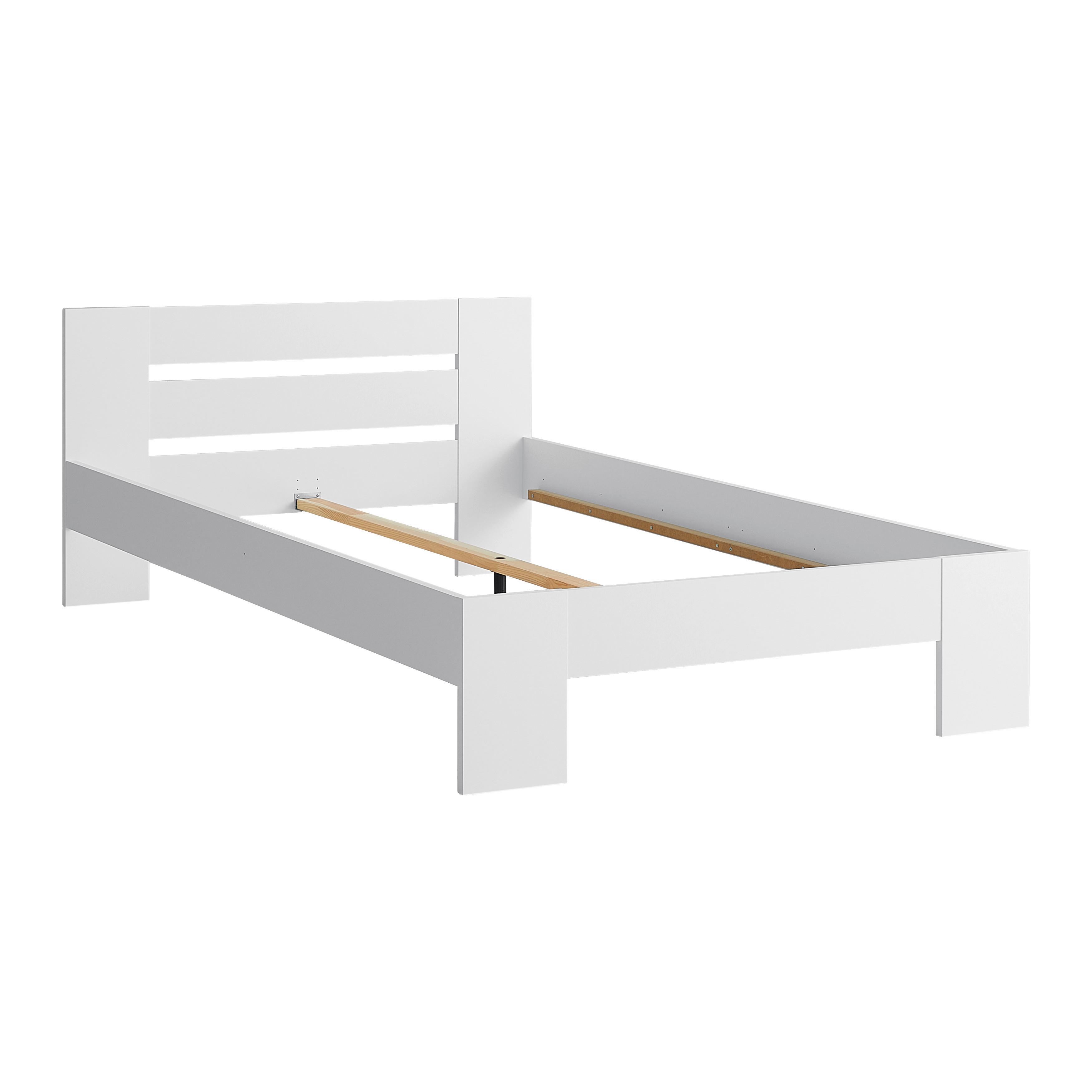 SÄNG MADRID -TOP- - vit, Modern, trä (120/200cm) - Mömax