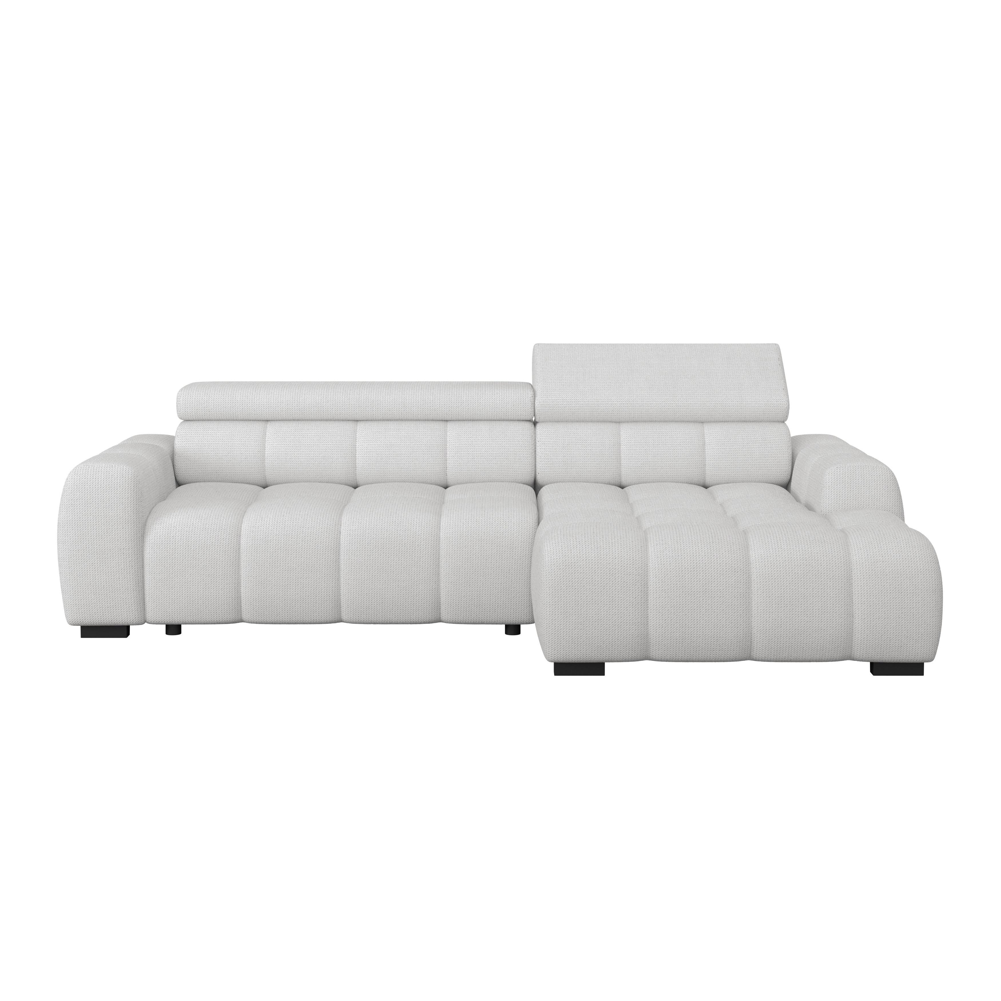 Colțar Fargo S - grej, Trend, textil (285/168cm) - Modern Living