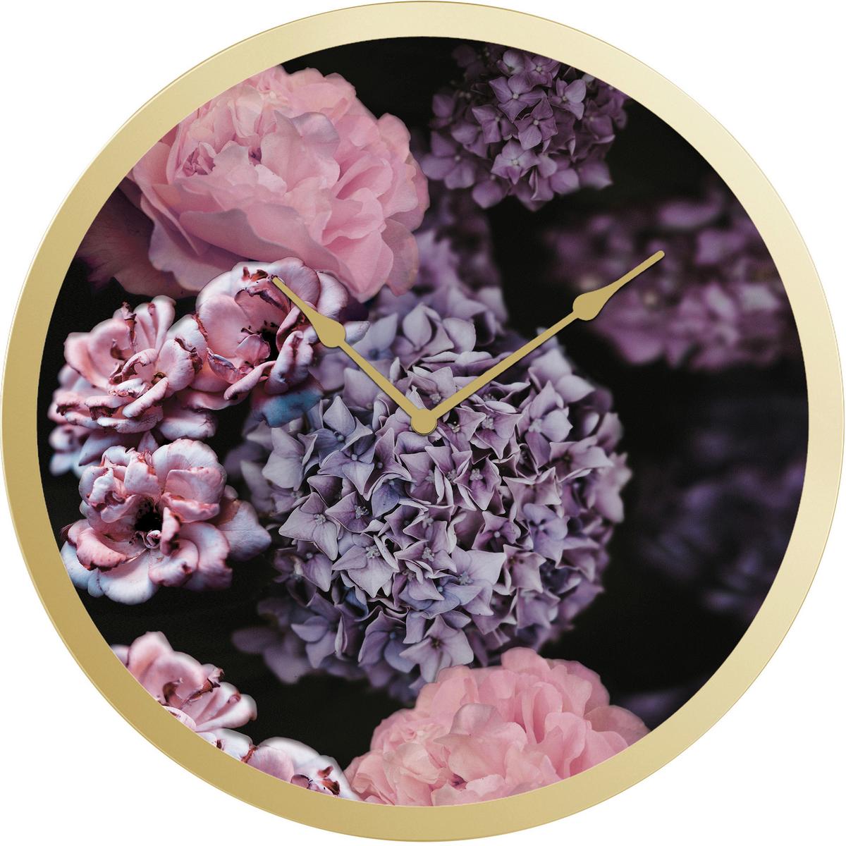 Falióra Sally - sárgarézszínű/többszínű, műanyag/Üveg (30,5cm) - Modern Living