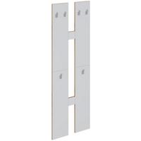 WANDGARDEROBE SALIA M - Honigeiche/Weiss, Design, Holzwerkstoff (57/140/20cm) - MID.YOU