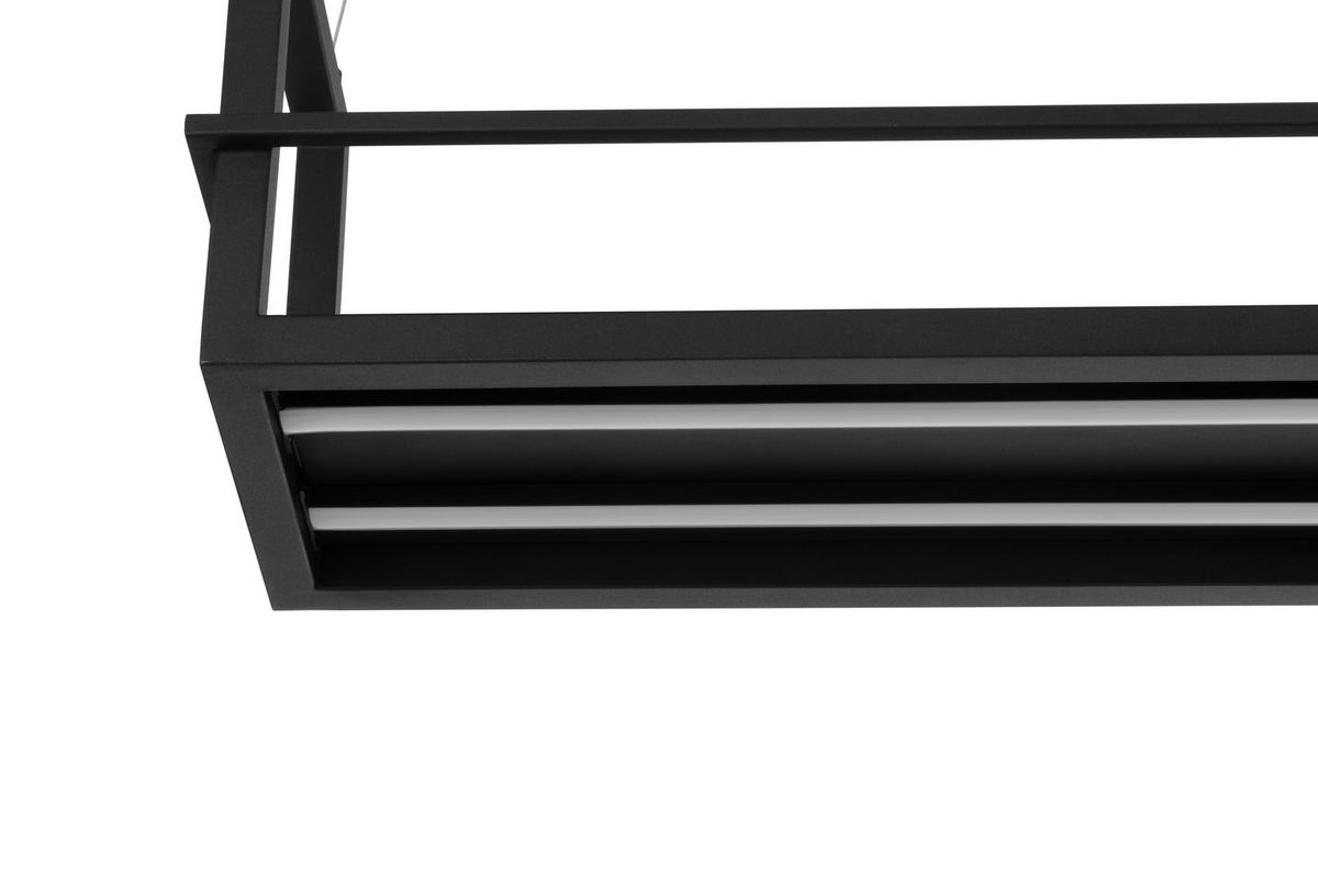 LAMPA WISZĄCA LED BURY *SBN* - czarny, Design, metal (118/22/150cm) - Novel
