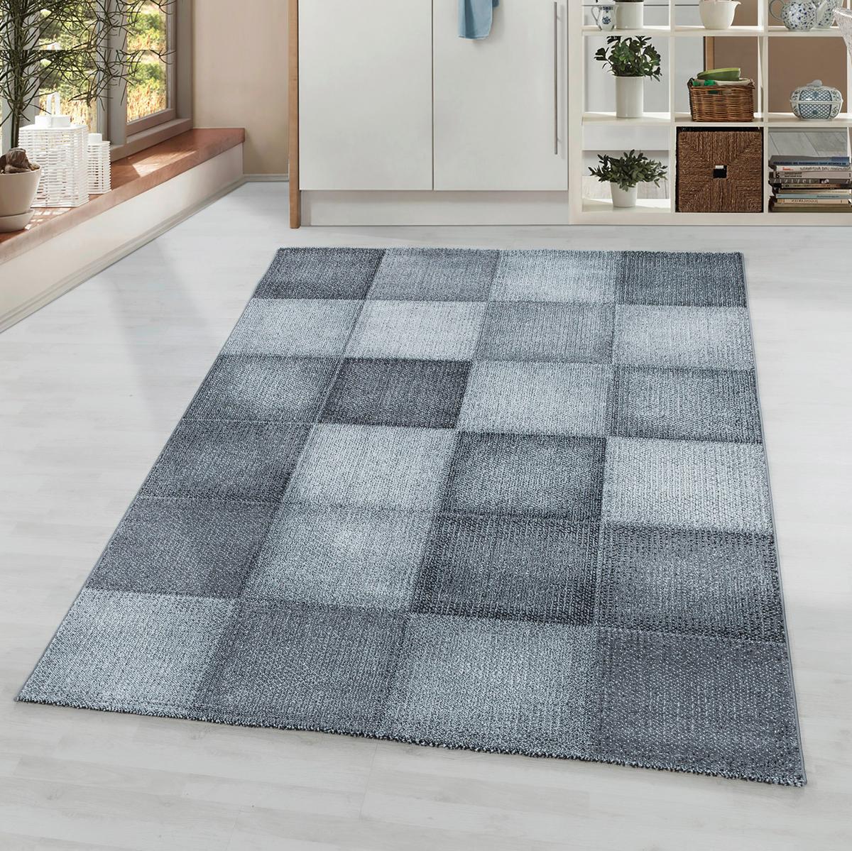 Webteppich Ottawa Grau ca. 140x200cm - Grau, Design, Textil (140/200cm)