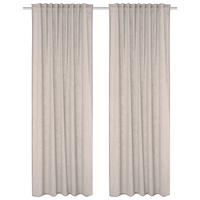 ZASŁONA GOTOWA SOFTY 2 SZT. - taupe, Basics, tkanina (140/160cm)