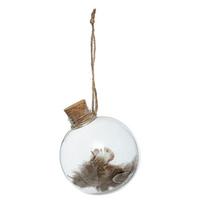 Glob de Crăciun cca. 8 cm Pero - transparent, Konventionell, plastic (8cm)