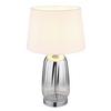 Namizna Svetilka 24142w Classy - barve kroma/srebrne barve, Design, kovina/steklo (30/52cm) - Globo