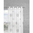 Ösenschal Circle, ca. 140x245cm - Weiß, MODERN, Textil (140/245cm) - MÖMAX modern living