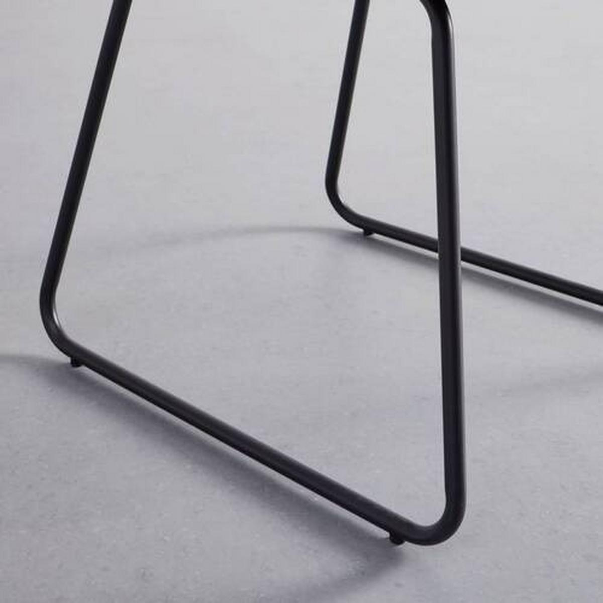 KRZESŁO AVA - jasnoszary/czarny, Modern, metal/drewno (49/85/62cm) - Bessagi Home