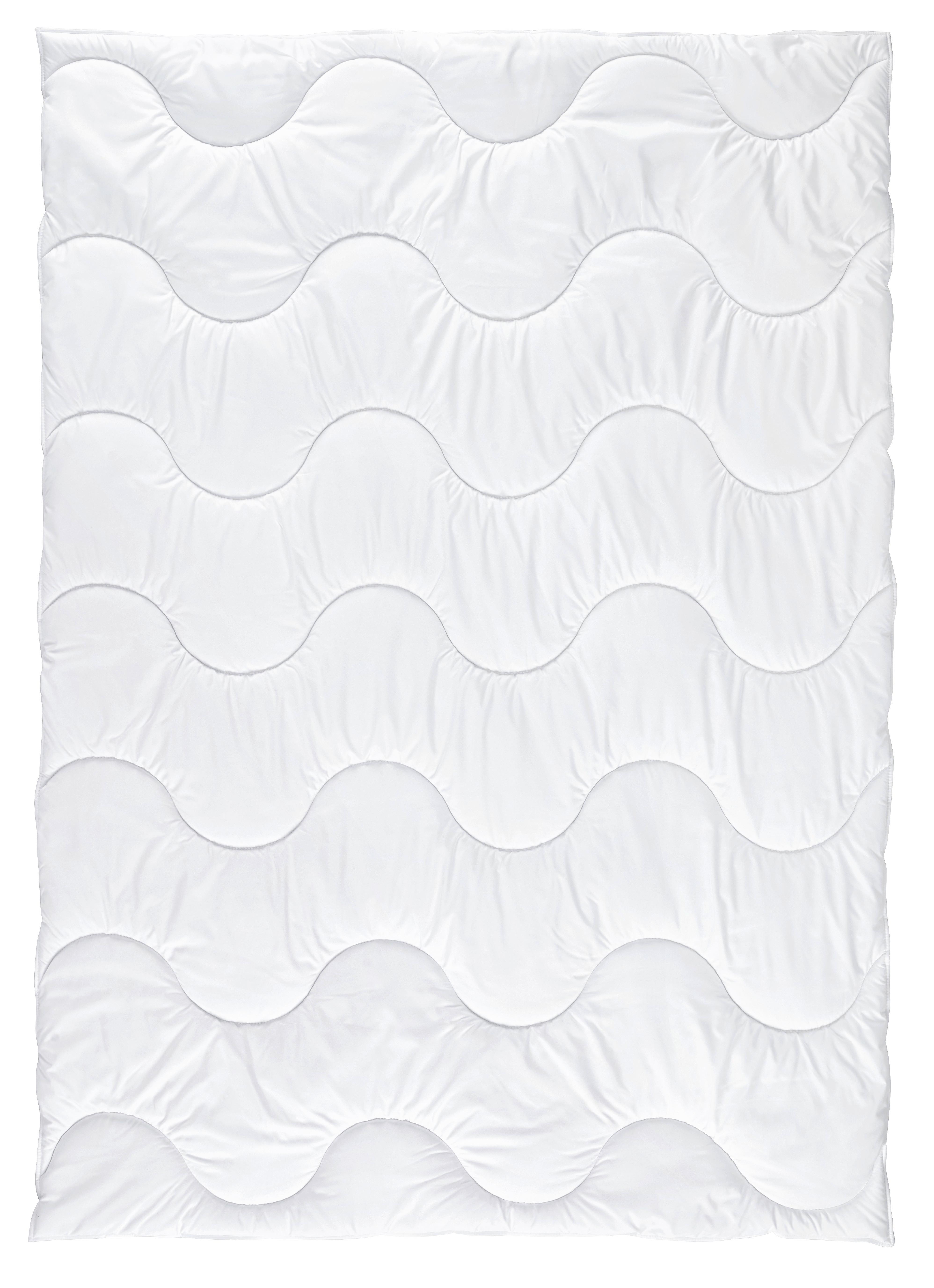 Sommerdecke Zilly Cool XL Weiß ca. 140x220cm - Weiß, Kunststoff/Textil (140cm) - Modern Living