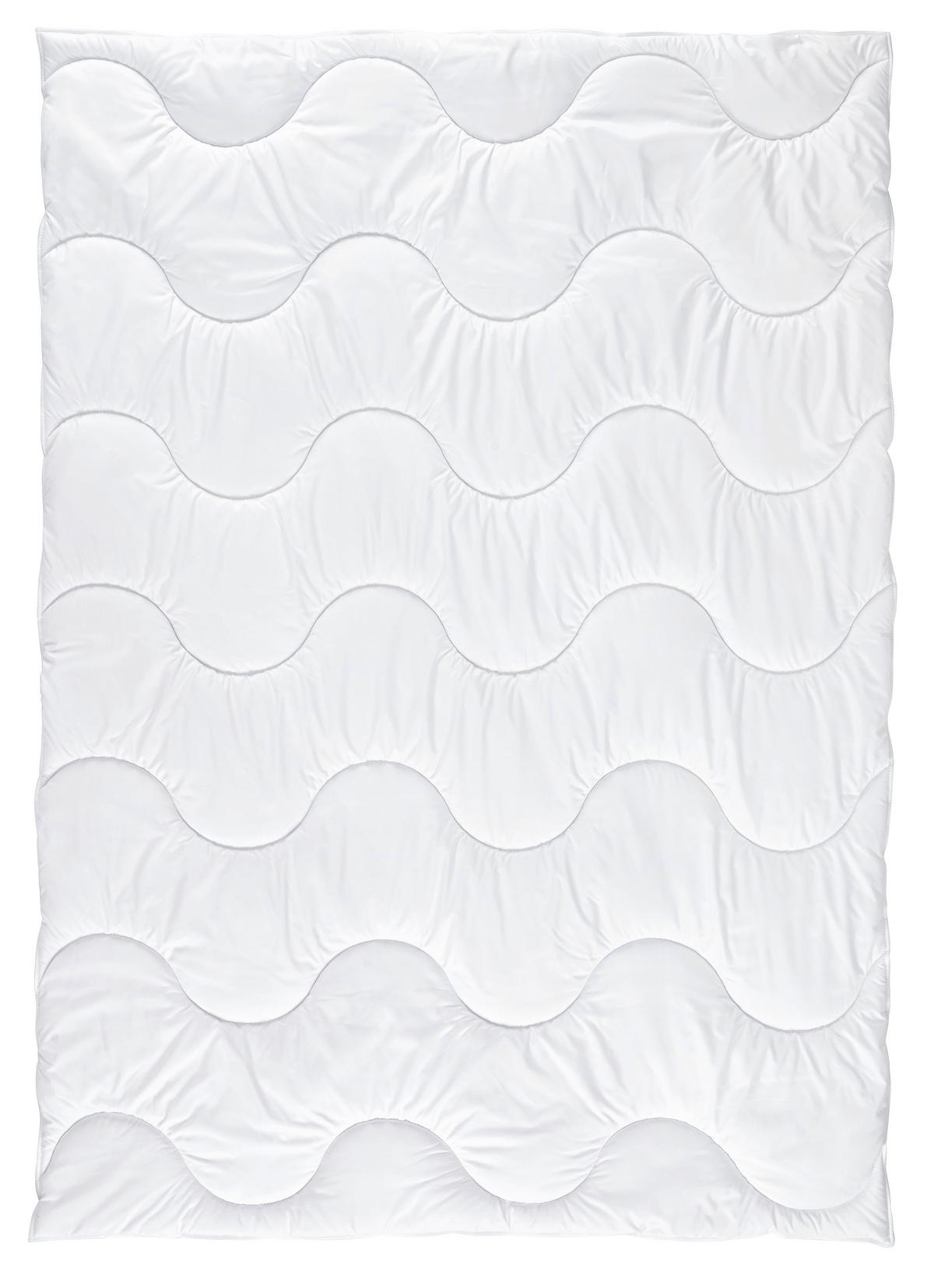 Sommerdecke Zilly Cool XL Weiß ca. 140x220cm - Weiß, Kunststoff/Textil (140cm) - Modern Living