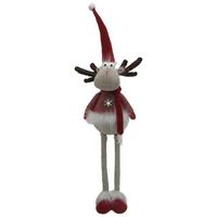 Dekor Rénszarvas Moesy - sötétvörös/szürke, Konventionell, kő/textil (23/60-90/16cm) - Mömax