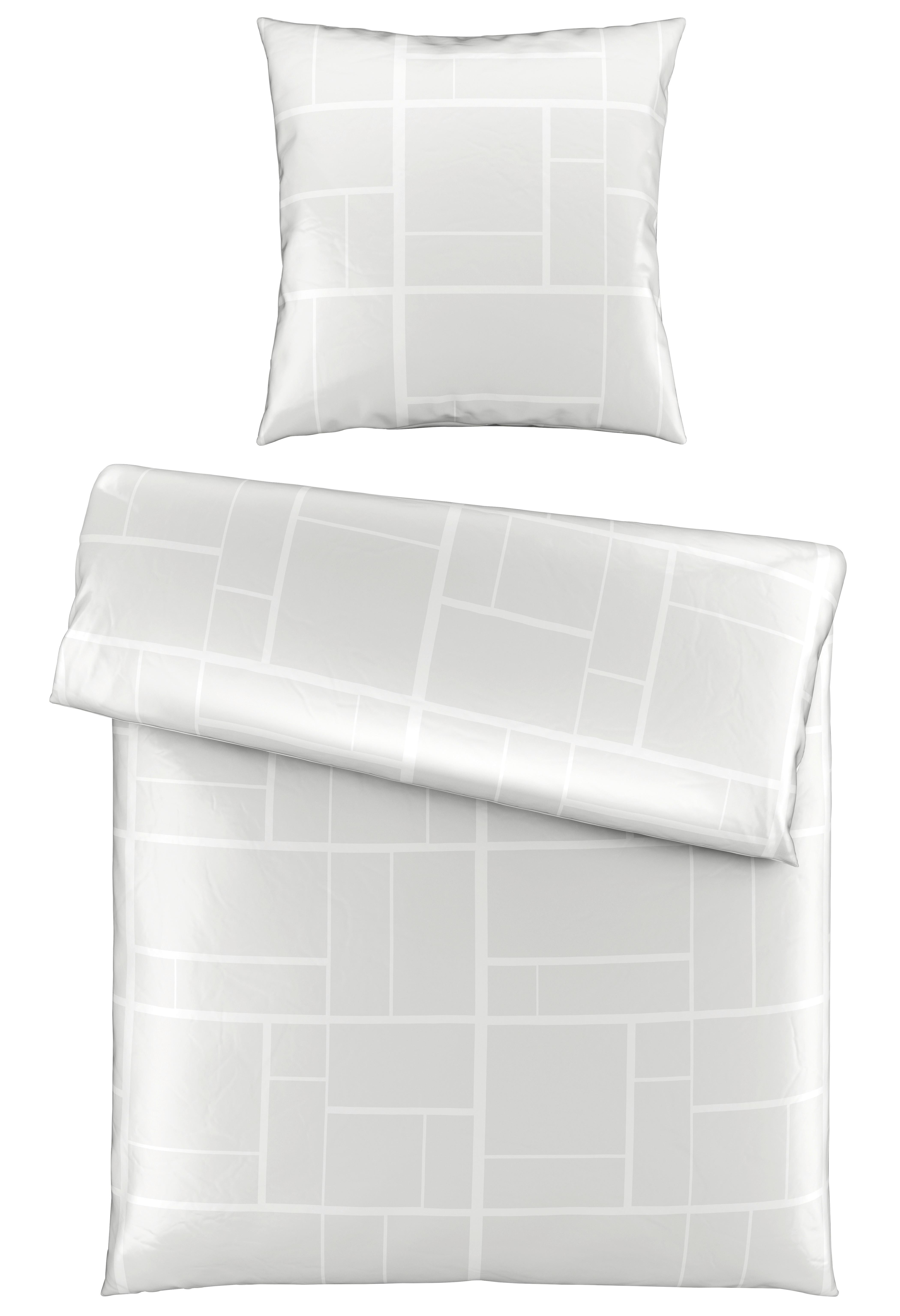 POŚCIEL ALINE - biały, Konventionell, tkanina (135/200cm) - Dieter Knoll