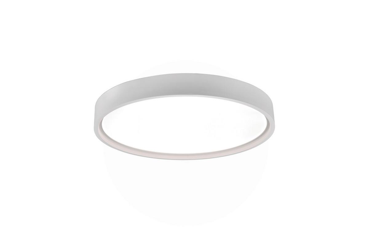 LED-Deckenleuchte Doha in Weiß max. 29 Watt - Weiß, MODERN, Metall (45/5,5cm) - Trio Leuchten