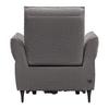 RELAXSESSEL CAPE TOWN - Dunkelgrau/Schwarz, MODERN, Holz/Textil (95/99/92cm) - Mömax