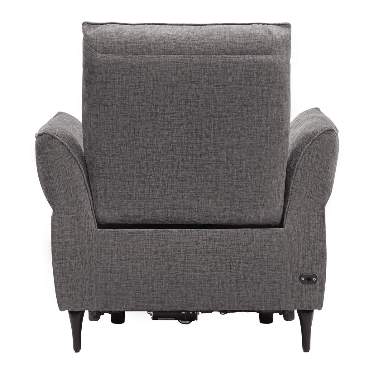 Relaxsessel Cape Town Dunkelgrau - Dunkelgrau/Schwarz, MODERN, Holz/Textil (95/99/92cm) - Mömax