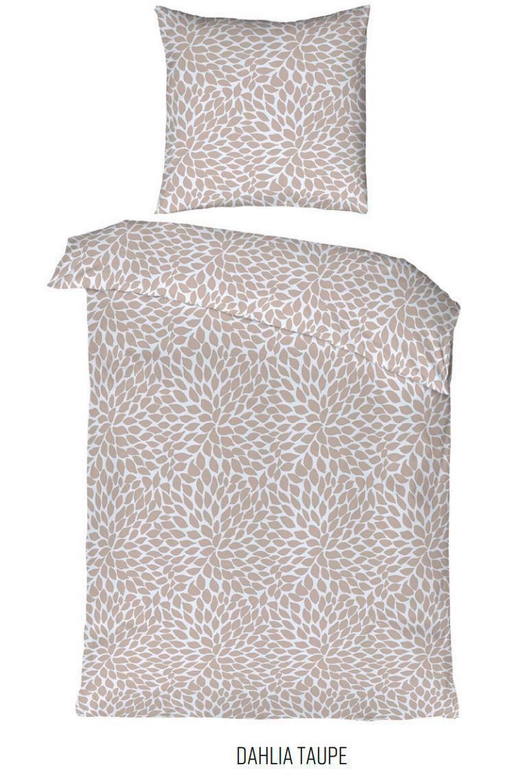 Posteljina 70/90cm 140/200cm Dahlia - taupe, Konventionell, tekstil (140/200cm) - Modern Living