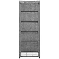 Ormar Kläck - siva, Konvencionalno, metal/tekstil (60/176/50cm) - Modern Living