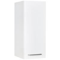 Küchenoberschrank Touch Weiß - Edelstahlfarben/Weiß, MODERN, Holzwerkstoff/Metall (30/72/35cm) - Nobilia