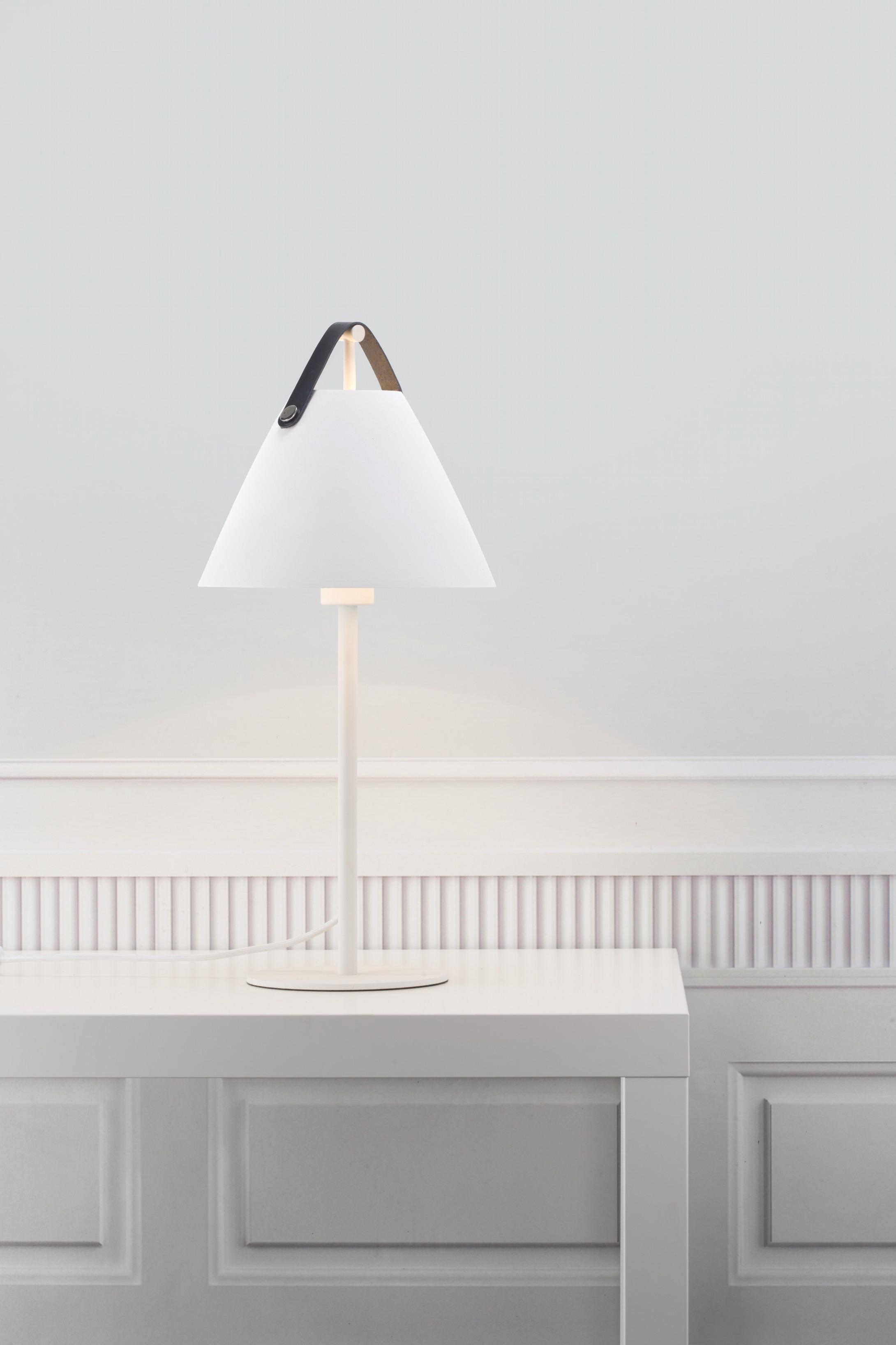 LAMPA STOŁOWA 46205001 STRAP TILA WEISS - biały, Design, metal (25/55cm) - Nordlux