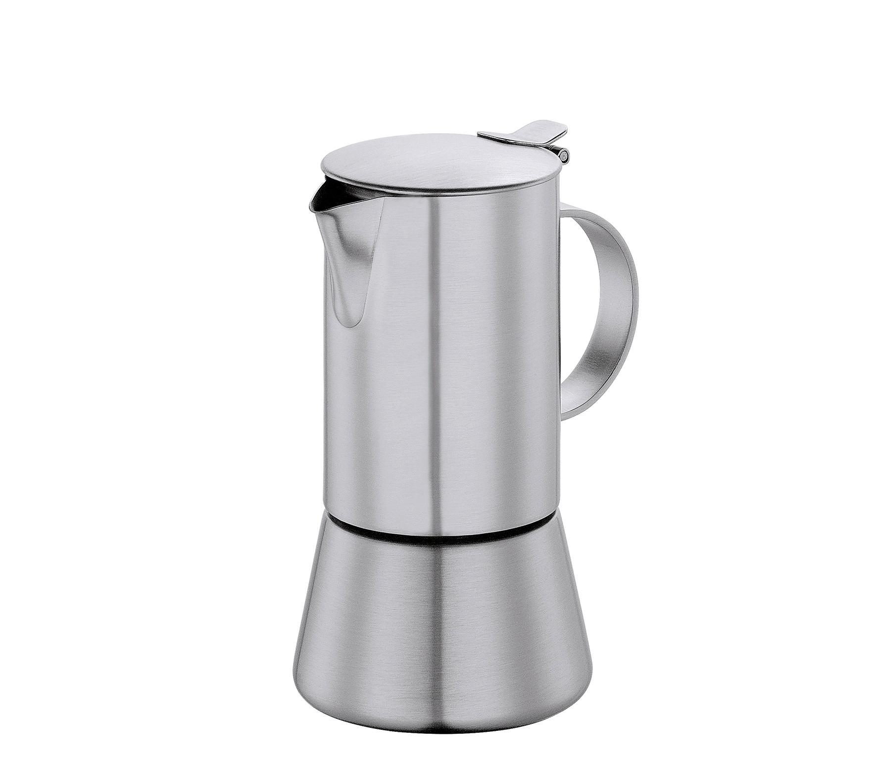 KAWIARKA DO ESPRESSO 342901 AIDA - kolor stalowy, Basics, metal (9/17,5cm) - Cilio